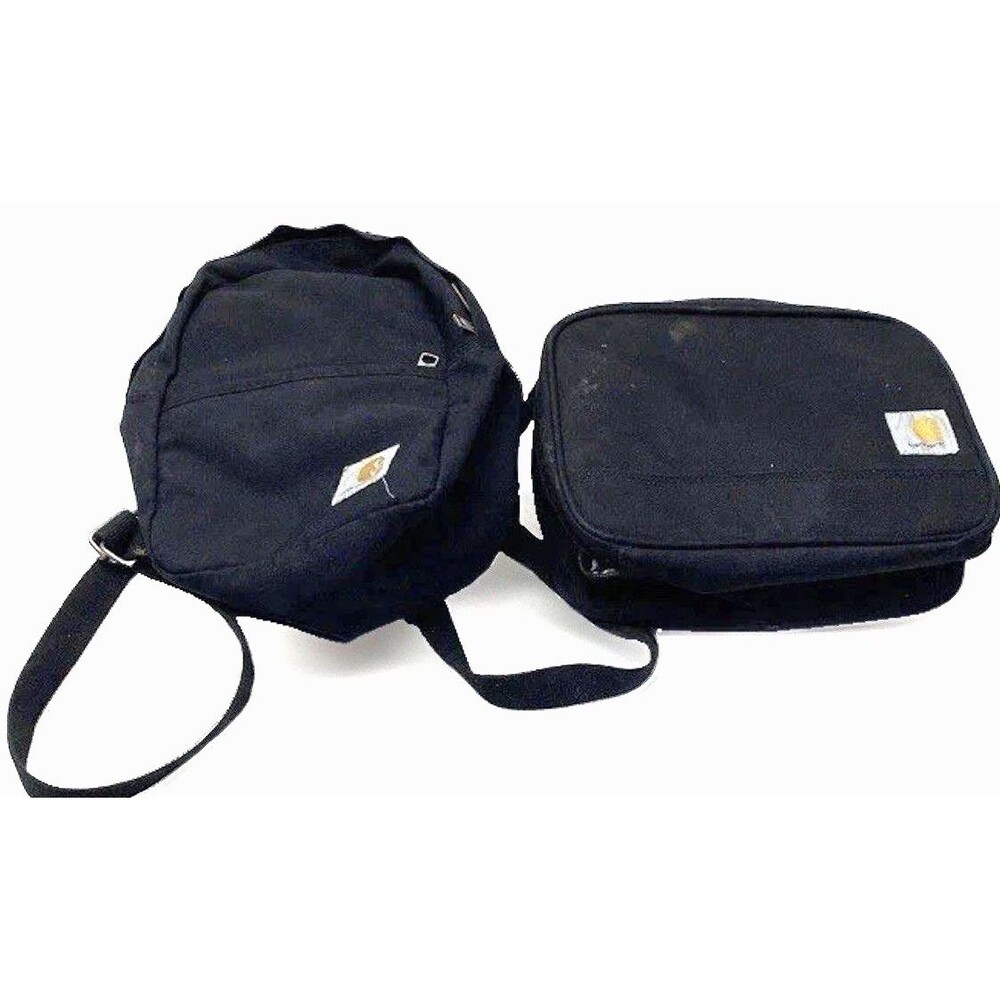 Carhartt Collector Set-Day Backpack & Lunch Tote Blck Canvas Hiking School NWOT
